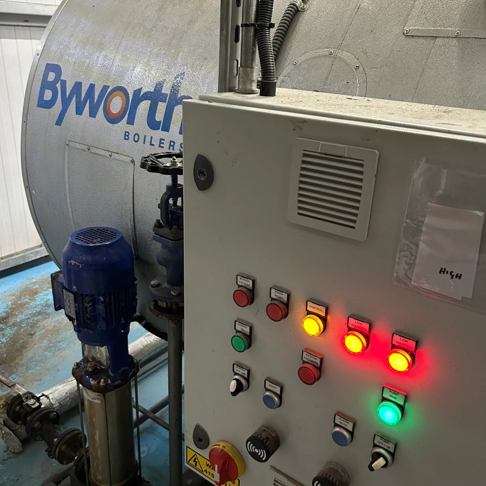 Hospital boiler plant inspection